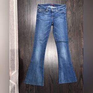 7 For All Mankind Blue Flare Jeans